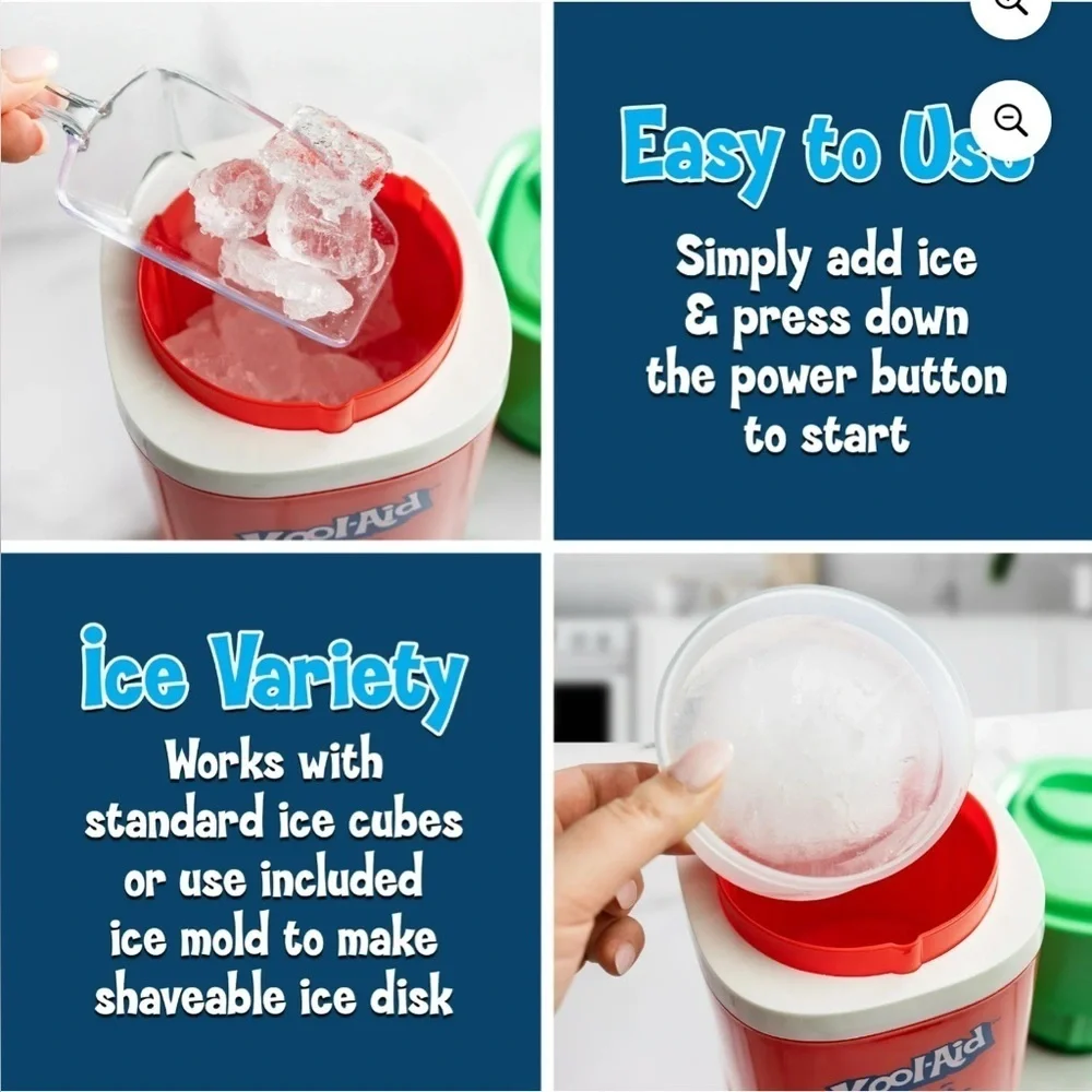Kool-Aid Snow Cone Maker - Red and Green